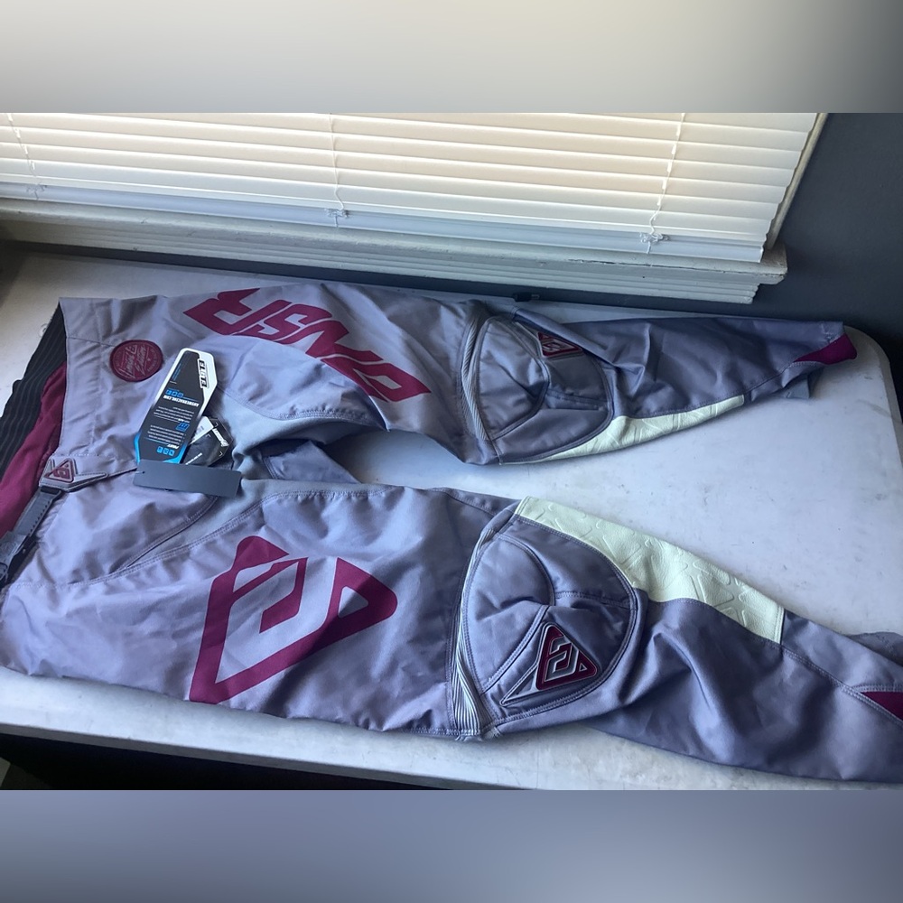 Answer Racing MX Elite Pants Berry/Grey Motorcross 36